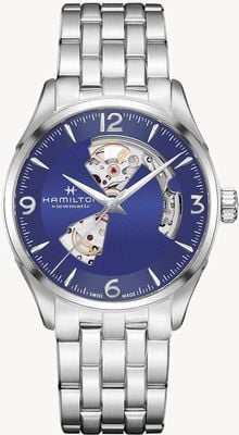 Hamilton Jazzmaster Open Heart Automatic (42mm) Blue Dial / Stainless Steel Bracelet H32705141