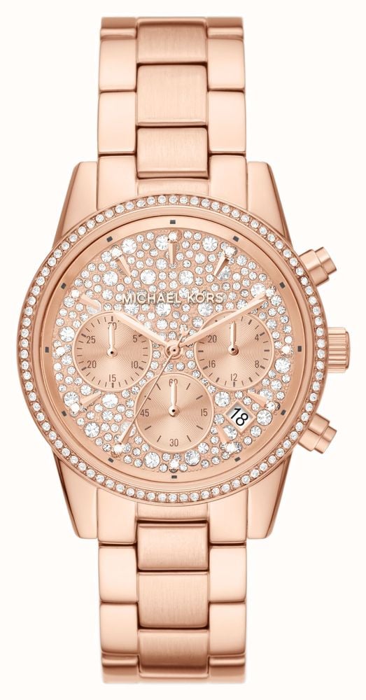 Michael kors ritz rose gold watch best sale