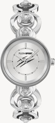 Plein Sport SUPERNOVA (34mm) Silver Dial / Stainless Steel Bracelet PSLEA0424