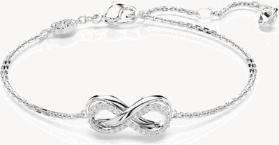 Swarovski Hyperbola bracelet, Infinity, White, Rhodium plated 5679664
