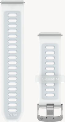 Garmin Quick Release Bands (20mm) Translucent White/Cloud Blue Silicone with Silver Hardware - Strap Only 010-11251-AR