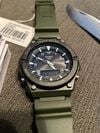 Customer picture of Casio Solar Series Multifunction (50.1mm) Black Dial / Green Resin Band AQ-S820W-3BVEF