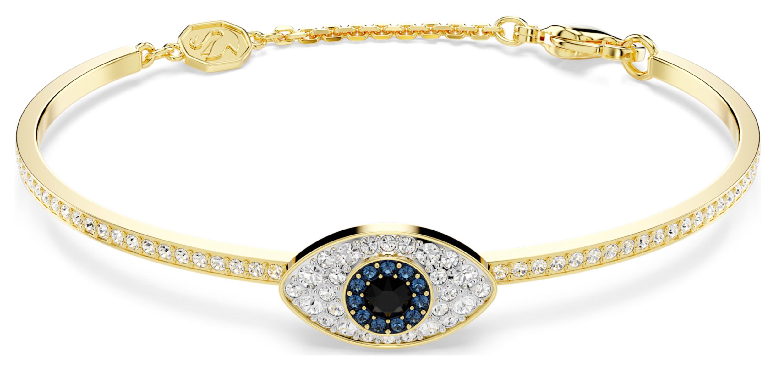 Swarovski 5692171 Symbolica Bangle Evil Eye Blue and White Jewellery