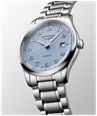 LONGINES Master Collection Automatic (41mm) Light Blue "Barleycorn" Dial / Stainless Steel Bracelet L29504996 - alternate view 2