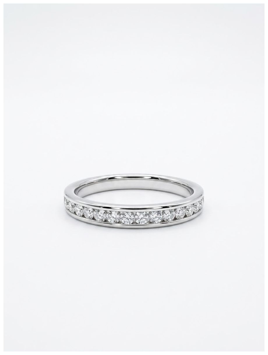 James Moore & Co HET100023/PLAT 0.33ct Round Brilliant Jewellery