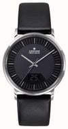 Customer picture of Junghans Men's Milano Mega Solar Black Leather / Milanese Set 56/4220.00