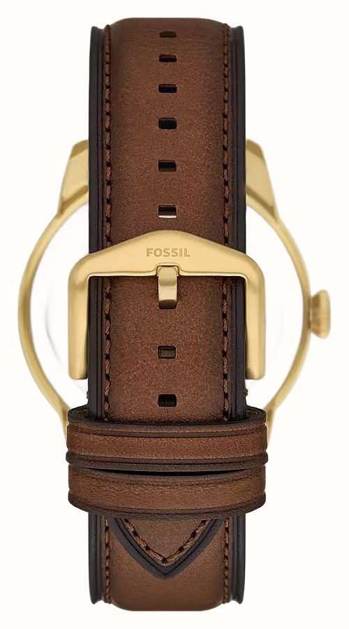 Fossil Townsman Big Tic 42 mm Brown Leather FS6190 - alternate view 4
