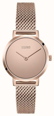 HUGO #CHERISH | Rose Gold Dial | Rose Gold PVD Mesh Bracelet 1540085