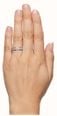 1ct Round Brilliant Natural Diamond 9ct White Gold Half Eternity Ring J48074 - alternate view 4