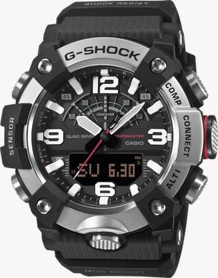 Casio Master-of-G Mudmaster (51.3mm) Dual-Display / Black Resin Band GG-B100XM-1AER