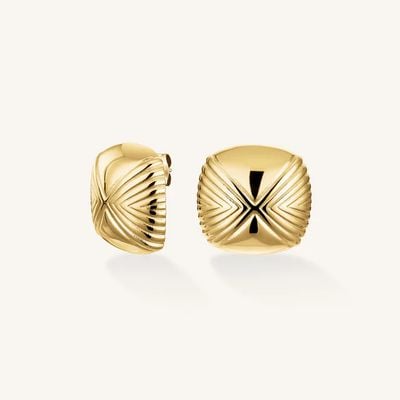 Rosefield Jewellery Modern Vintage Edged Studs Earring JEESG-J962