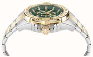 Philipp Plein PLEIN MAJESTY Quartz (44mm) Green Sunray Dial / Two-Tone Stainless Steel Bracelet PWBHA0626 - alternate view 2