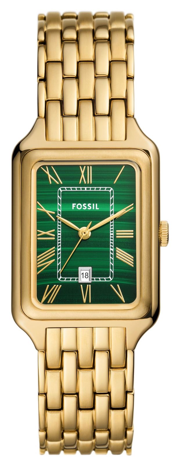Fossil ES5341 Women’s Raquel (26mm) Genuine Malachite Stone Watch