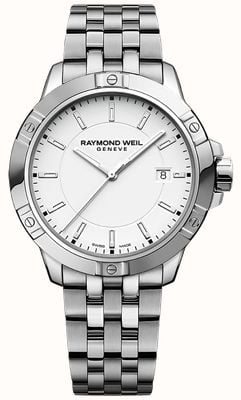 Raymond Weil Tango Classic Quartz (41mm) White Dial / Stainless Steel Bracelet 8160-ST-30041