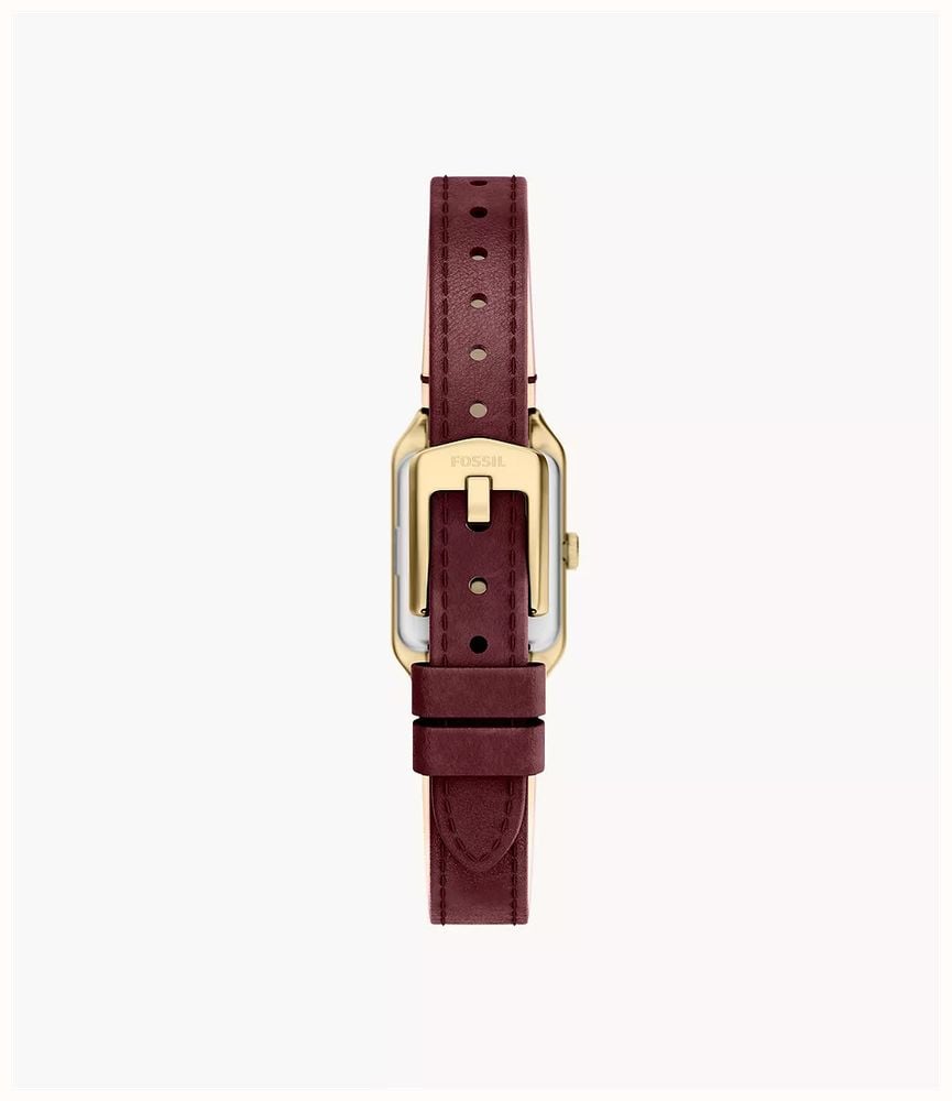 Fossil Raquel 18 mm Three-Hand Red Leather ES5530 - alternate view 2