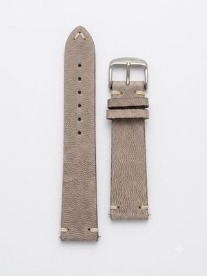 Damasko Vintage Strap "Horse" With Pin Buckle Grey Coloured 20mm J26709