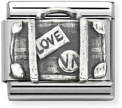 Nomination Classic Suitcase Oxidised Charm 330101/62