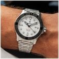 Bremont Supermarine 500M Automatic (43mm) Polar White 3D Wave Pattern Dial / Stainless Steel Bracelet SM43-DT-SS-WH-B - alternate view 8