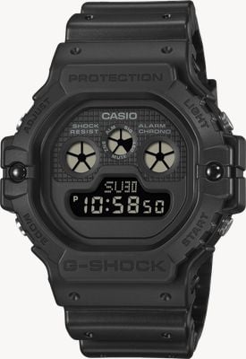 Casio G-Shock 5900 Series Digital (46.8mm) Black Dial / Black Resin Band DW-5900UBB-1ER