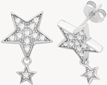 Treasure House Silver Star Stud Earrings G51288