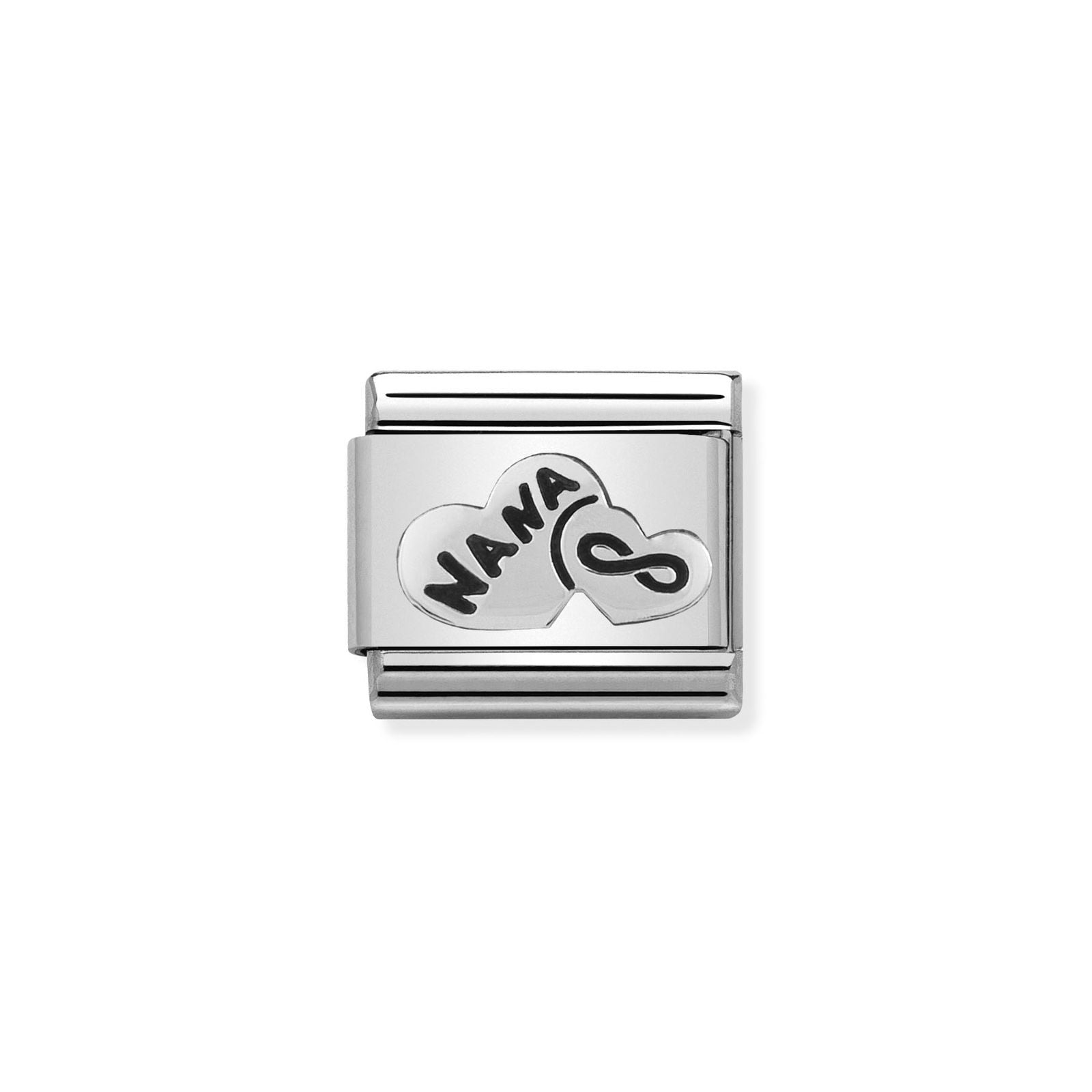 Nomination 330101/19 Classic Nana Heart Oxidised Sterling Jewellery