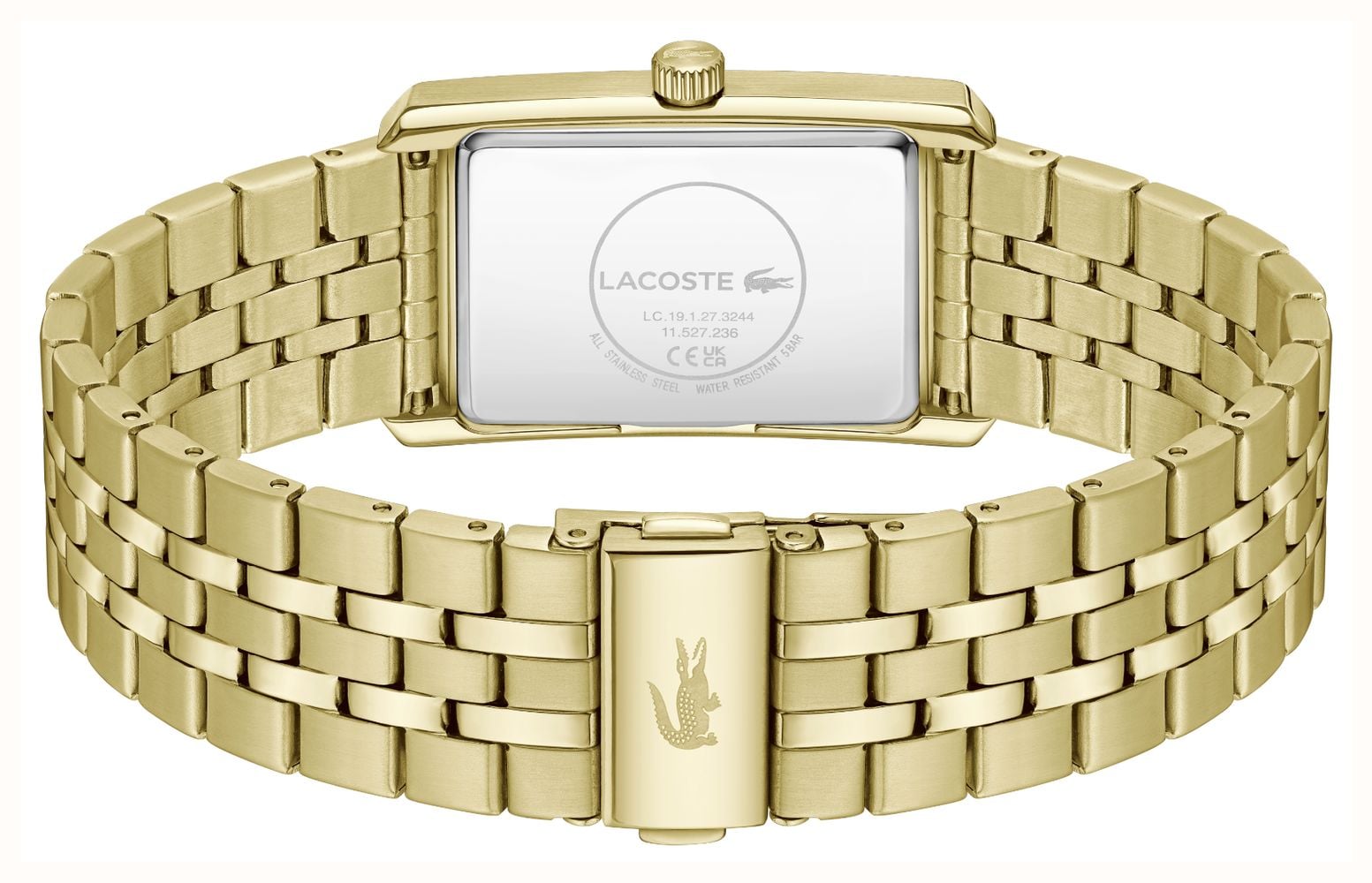 Lacoste Santiago Gold Plated Black Dial Watch 2011530 - alternate view 3
