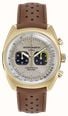 Aston Martin Timeless Quartz Chronograph (43mm) Champagne Dial / Brown Leather Strap MTTS2F502