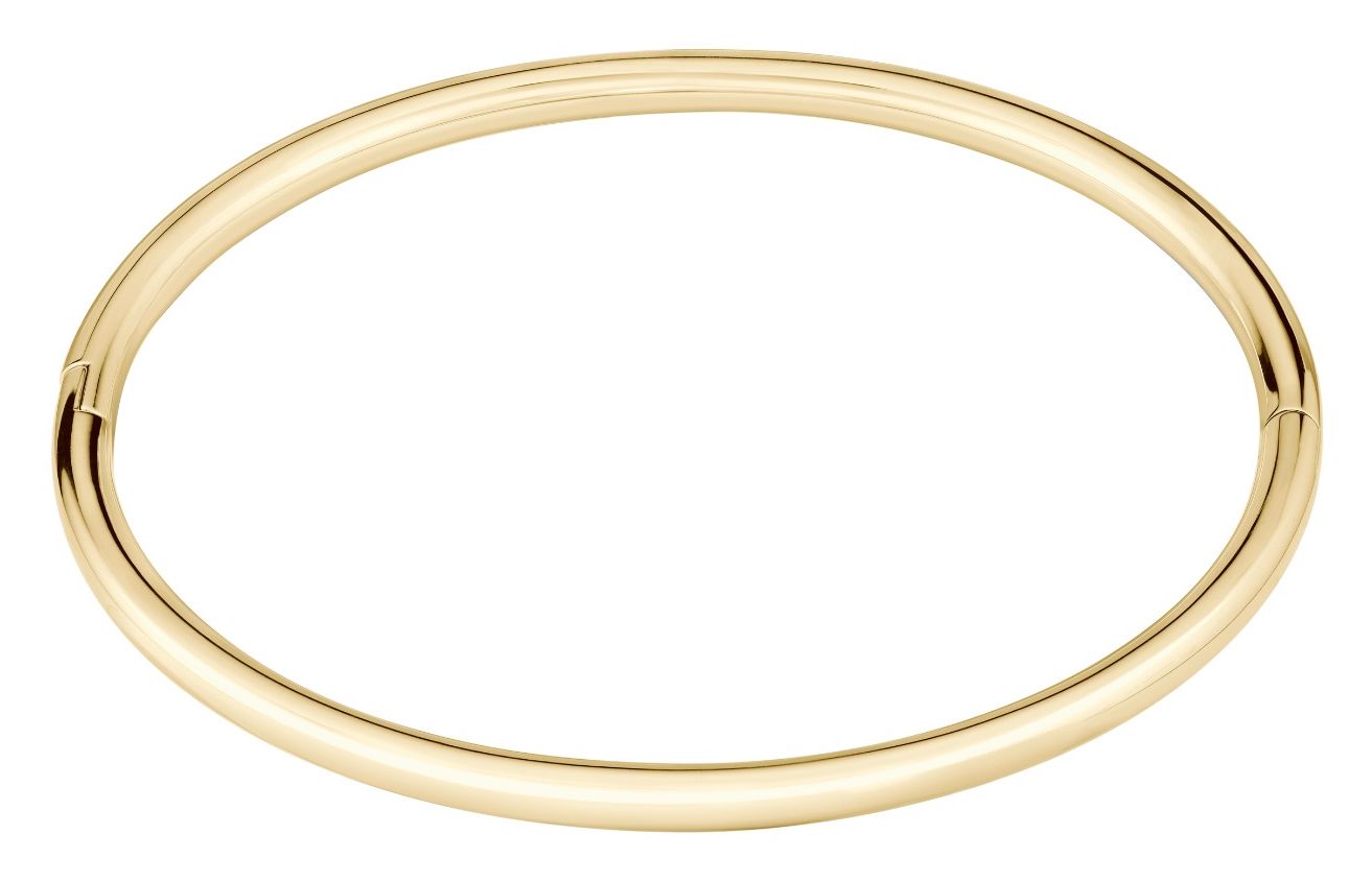 BOSS Jewellery 1580686 Ladies Gold-Tone Bangle With Logo
