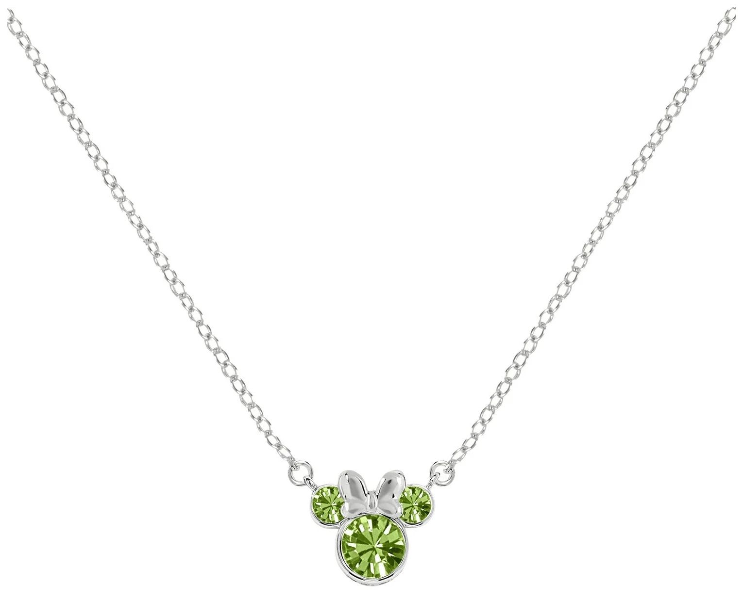 Disney N905424SAUGL-16.PH Minnie Mouse Silver August CZ Jewellery