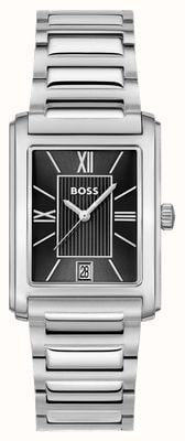 BOSS PRINCIPLE DRESS (28mm) Black Dial / Stainless Steel Bracelet 1514297
