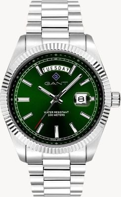 GANT Fairfax Day/Date Quartz (41mm) Green Dial / Stainless Steel Bracelet G189003