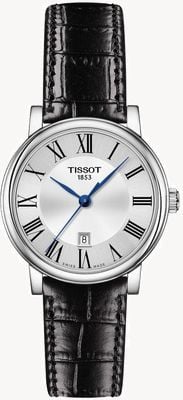 Tissot | Carson Classic | Black Leather Strap | Silver Dial | T1222101603300