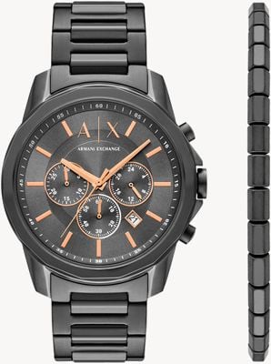 Armani Exchange BANKS - QUARTZ/CHRONO - 44MM - - AX7170SET