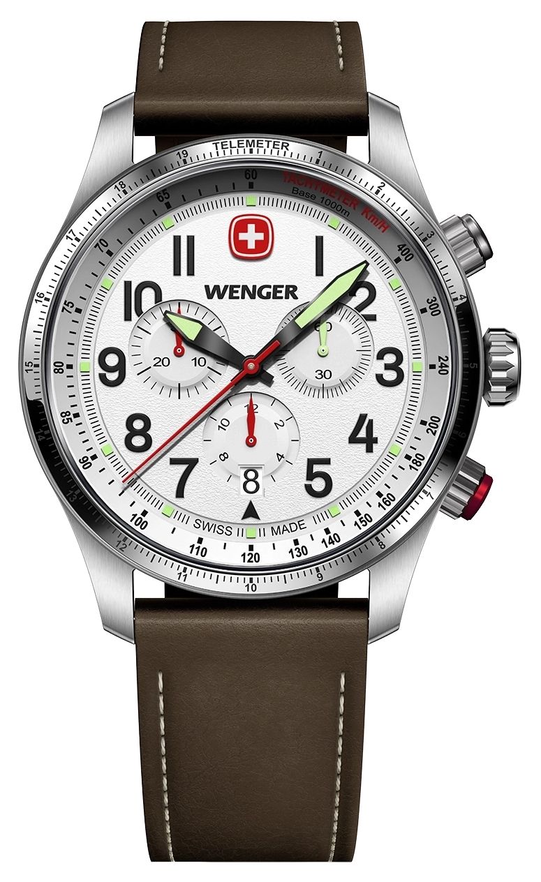 Wenger 01.0543.109 Terragraph Quartz Chronograph (43mm) Watch