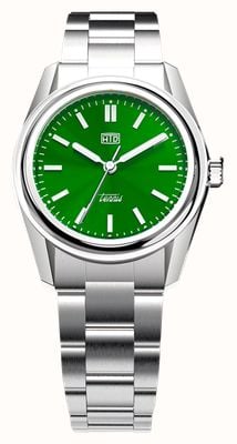 HTD Tennis Chic Deep Green Automatic (37mm) Green Dial / Stainless Steel Bracelet T23S01_CDG