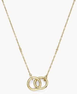 Olivia Burton Ladies Gold Amity Interlock Necklace 24100312
