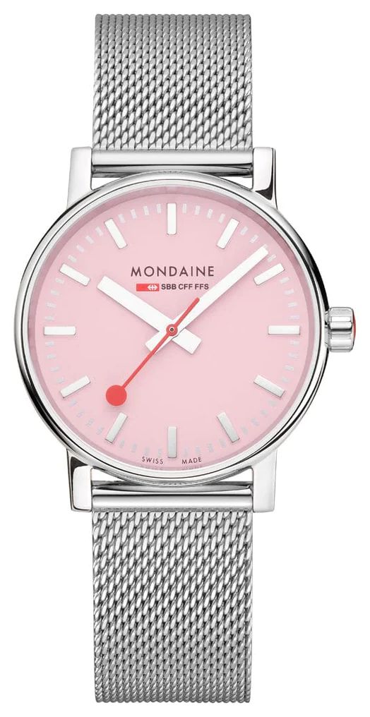 Mondaine MSE.35130.SM Evo2 35mm | Wild Rose Pink Dial | Watch
