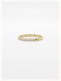 0.25ct Round Brilliant Natural Diamond 9ct Yellow Gold Half Eternity HET100160/Y - alternate view 2