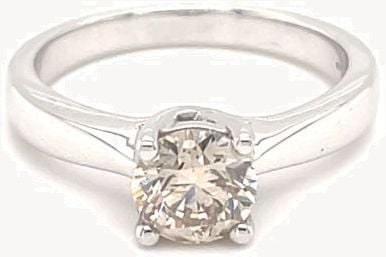 18ct White Gold 0.50ct Diamond Solitaire J26494
