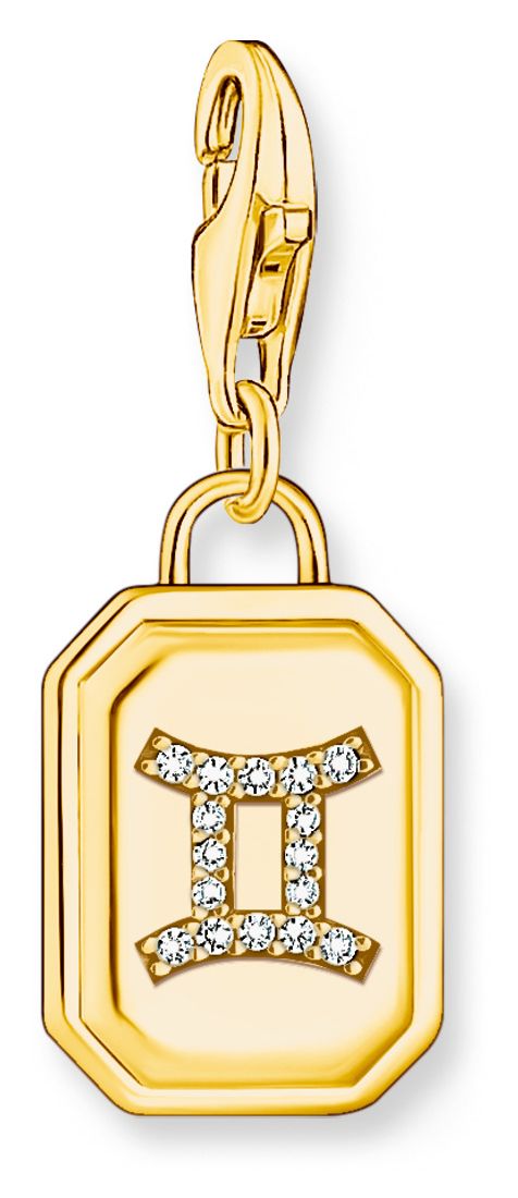 Thomas Sabo 2157-414-39 Gold-Plated Charm Pendant Zodiac Jewellery