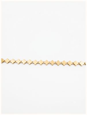 Allied Gold 9ct Gold Plain Clover Bracelet J77833