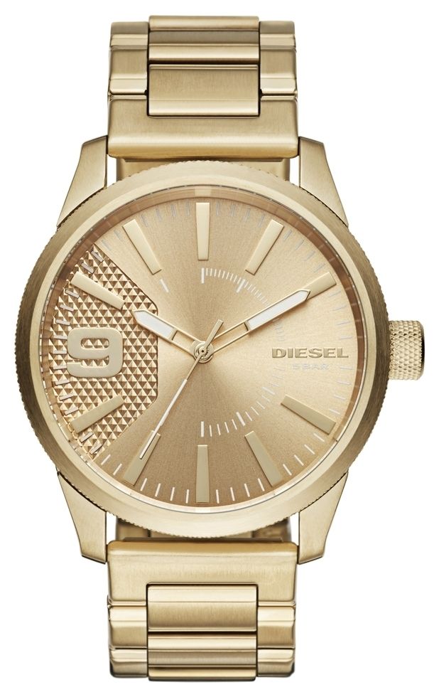 Diesel DZ1761 Men’s RASP Monochrome Gold Tone Watch