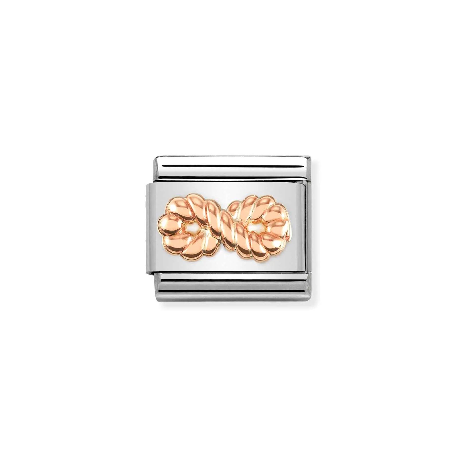 Nomination 430106/24 LINK Stainless Steel Rose Gold Textured Jewellery