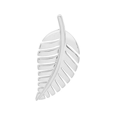 Treasure House G61074 Silver 3D Leaf Pendant Jewellery