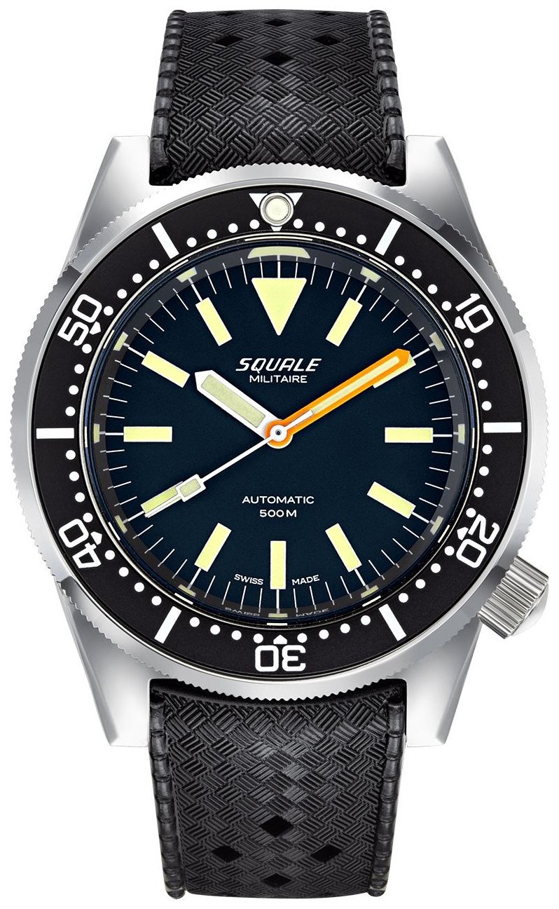 Squale 1521MIL.HT 1521 Militaire (42mm) Black Dial / Black Watch