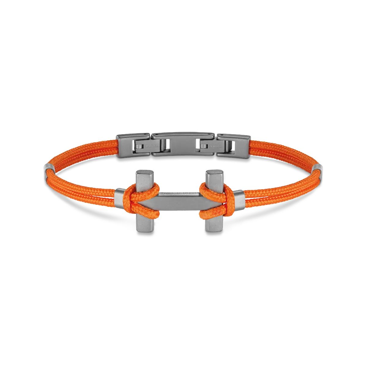 Herbelin BH24TLMD L Amarrage Bracelet - Orange Nylon And Jewellery