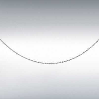 Sterling Silver 018 Round Snake Chain 46cm/18" 8.16.9064