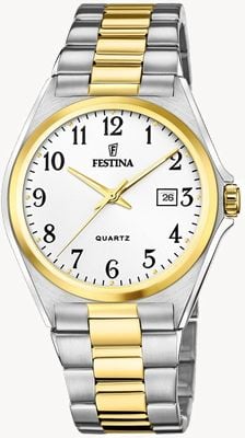 Festina Men's | White Dial | Two Tone Bracelet F20554/1