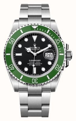 Pre-owned Rolex Submariner 'Starbucks' / 'Cermit' (41mm) Oct 2023 - Box & Papers - Almost Brand New 126610LV J22117