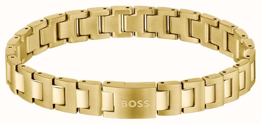 BOSS Jewellery Men's Candor Gold PVD Stainless Steel Bracelet 1580753